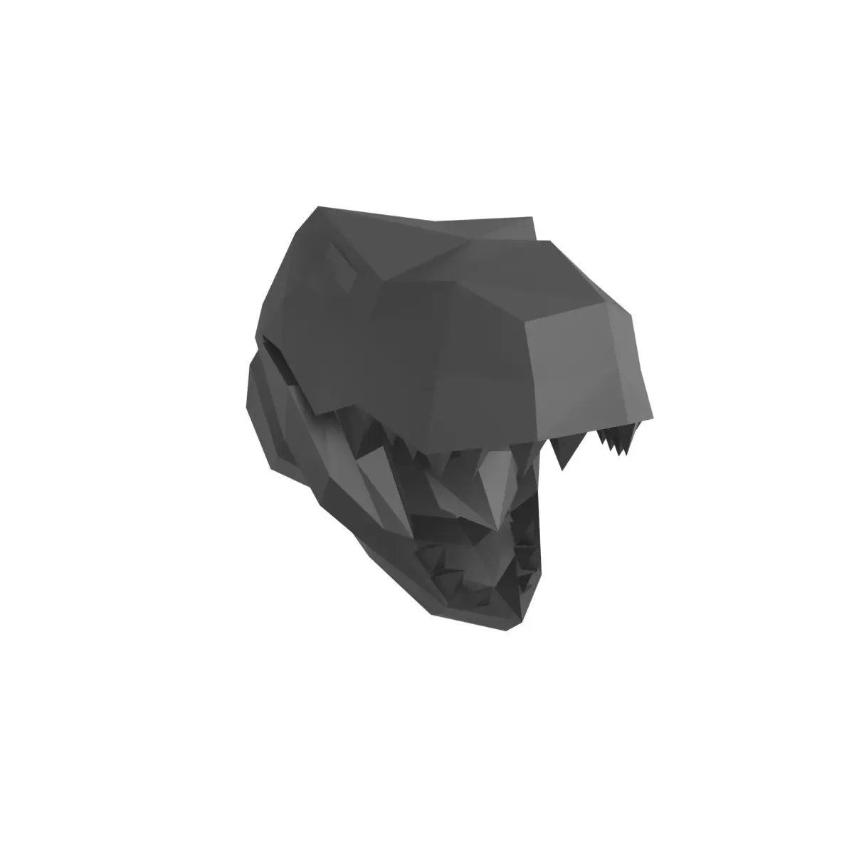 Tyrannosaurus Rex Head v1 001 Low-poly 3D model