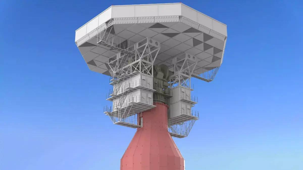 radar station  Krona 3D model