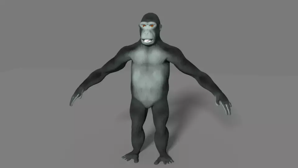 gorilla Low-poly 3D model purchase
