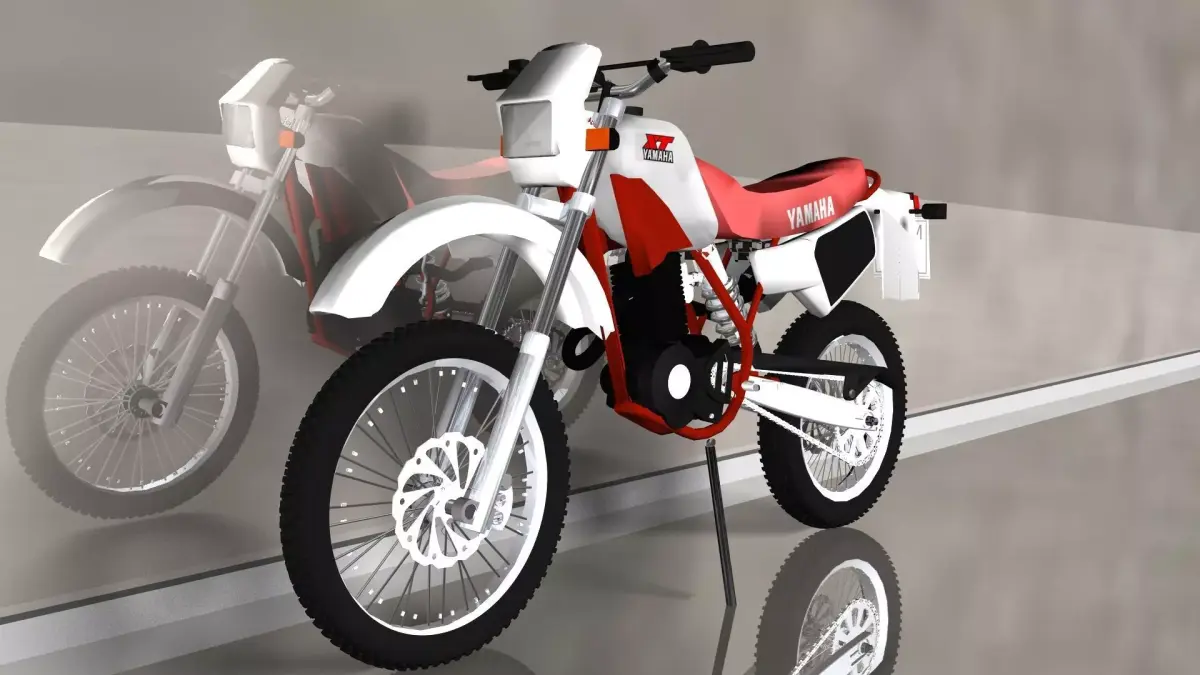 YAMAHA XT 3D model