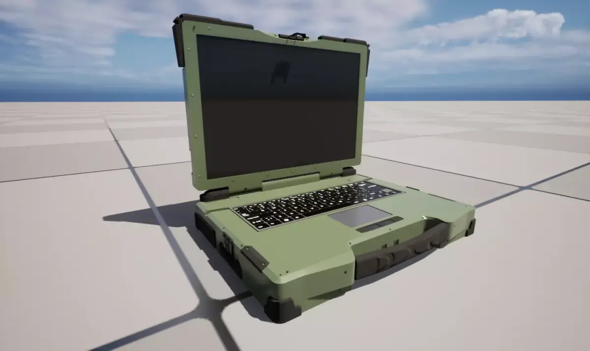 Toughbook Rugged Laptop 3D model