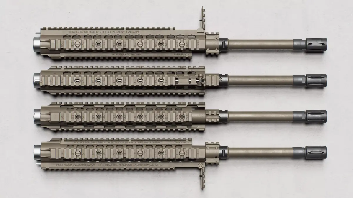 KAC - M110 - URX-2 Handguard - Replica Low-poly 3D model