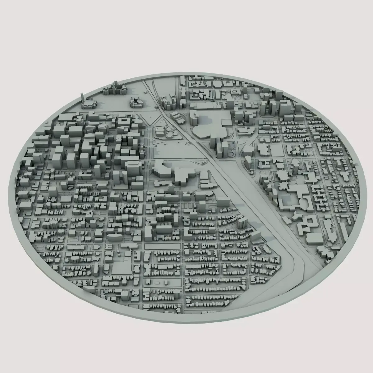 Ottawa City Canada 3D print model