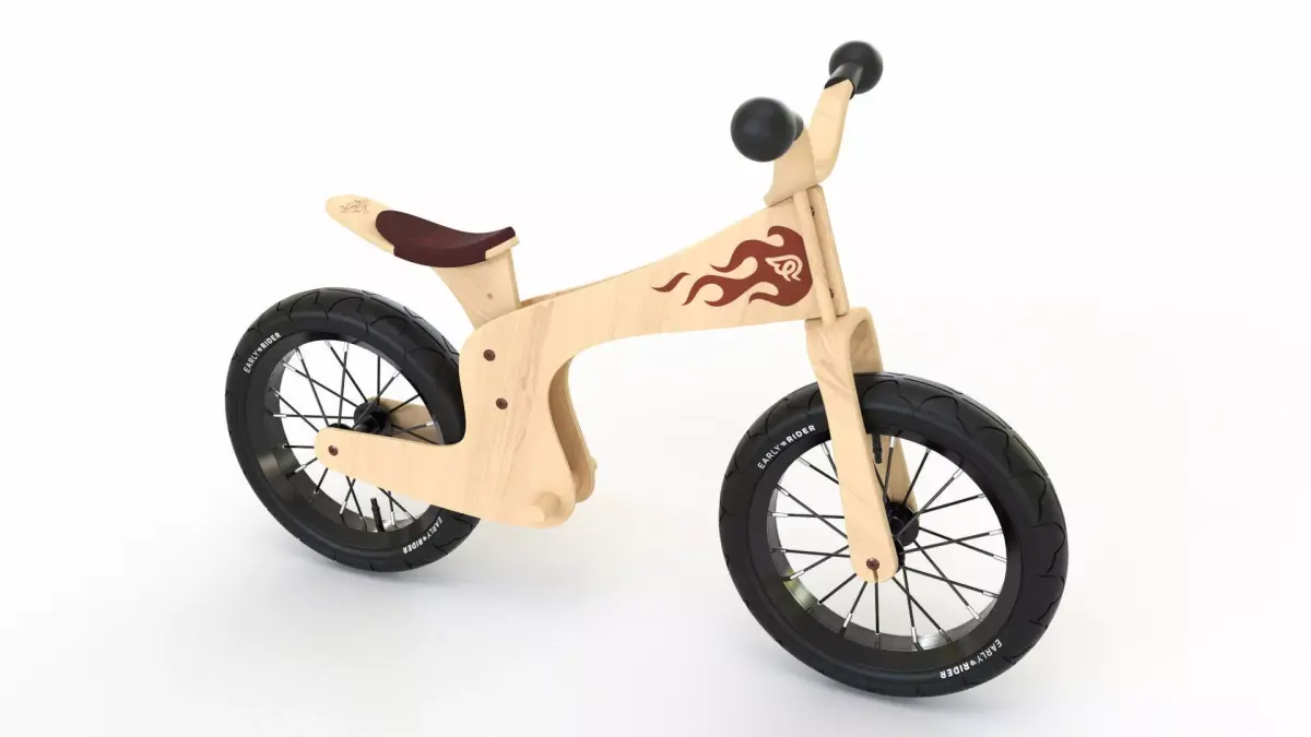 Early Rider Bicycle 3D model