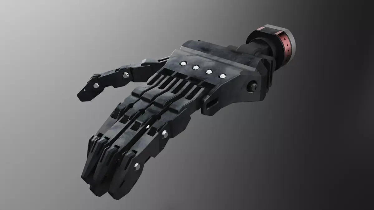 hand robotic scifi part vol3 3D model