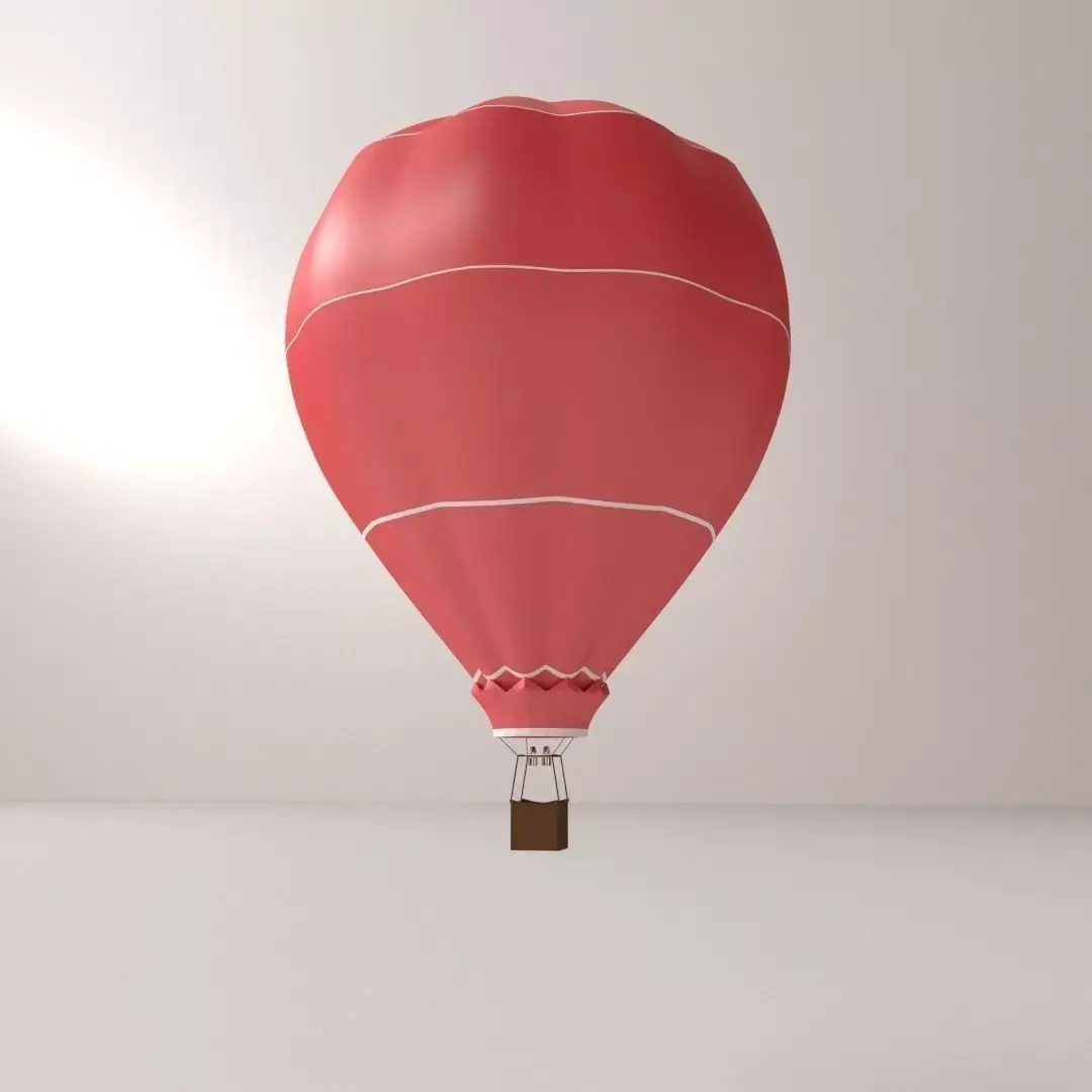 Hot Air Balloon 3D model 4