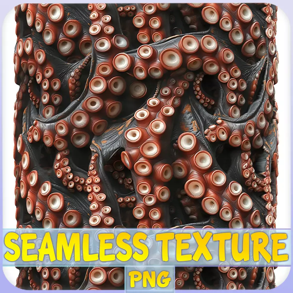 Octopus Seamless Texture Texture by zames1992 from CGTrader