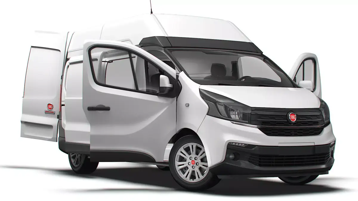 Fiat Talento Van L2H2 HQInterior 2021 3D model