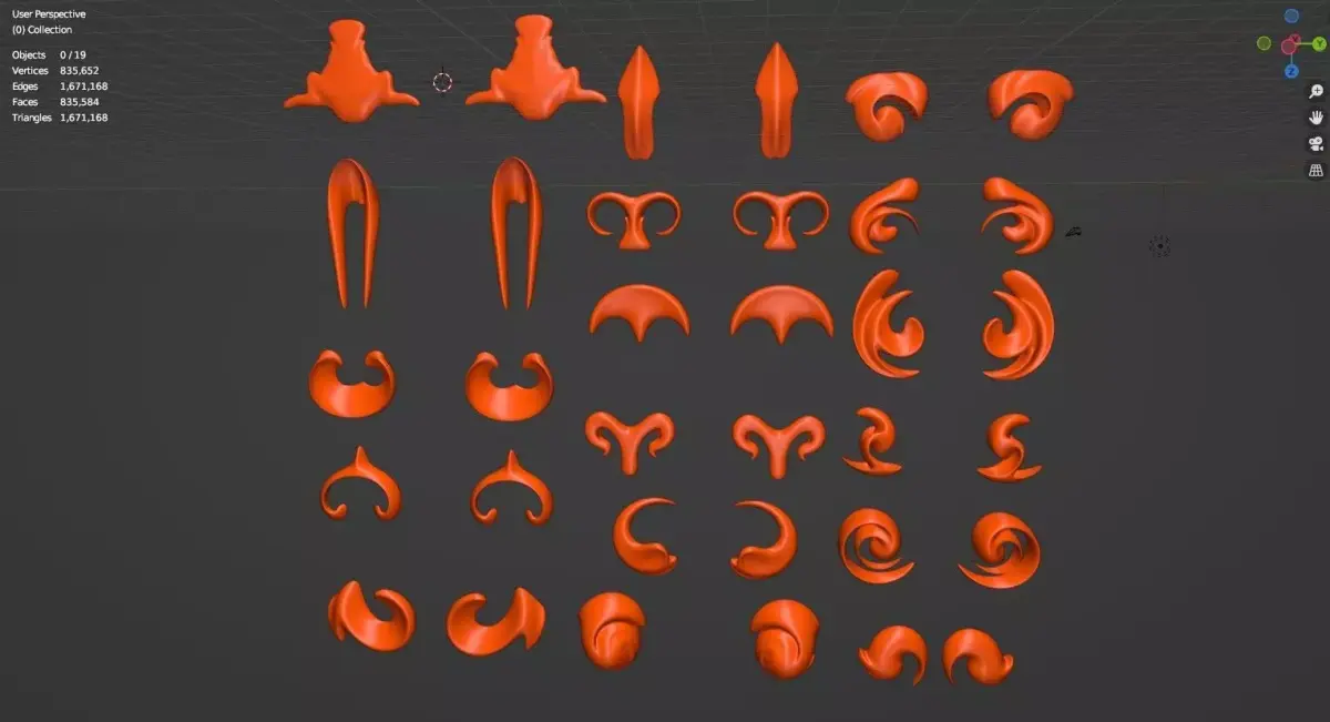 Architectures decoration 4 Free 3D model