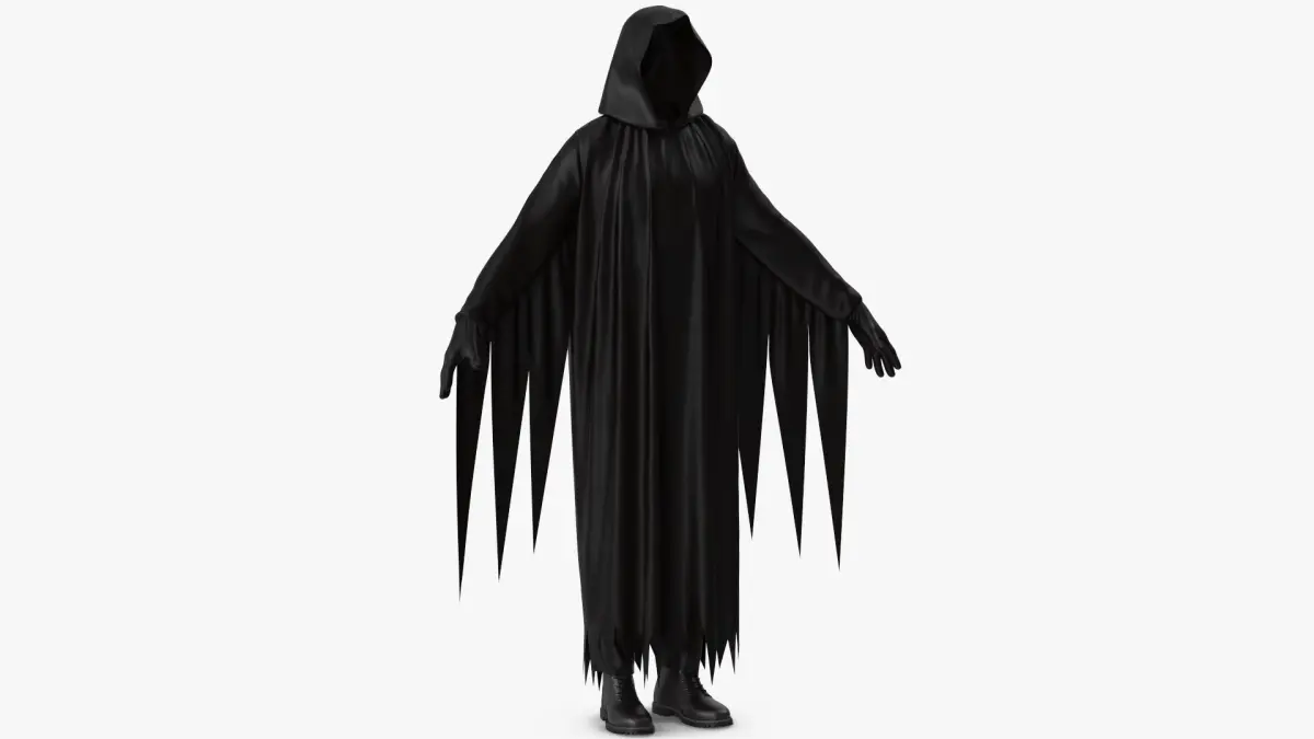 Hooded Costume 10 3D model