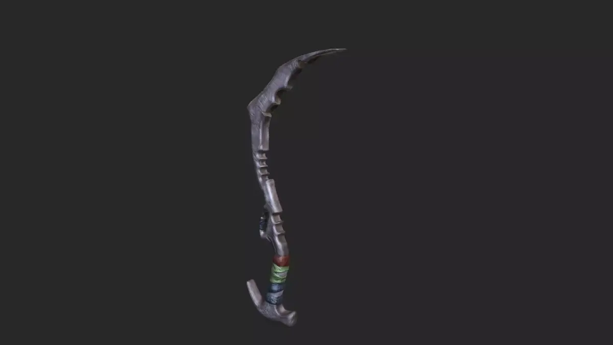 Machete Mid Poly Low-poly 3D model