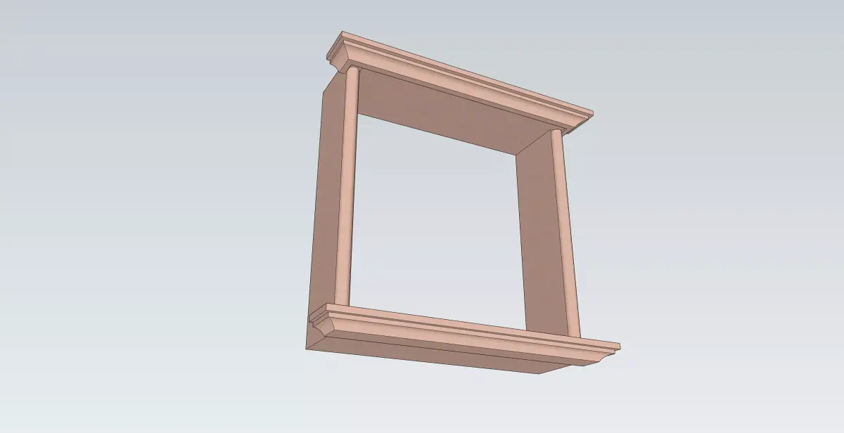 indian jodhpuri stone jharokha 3d modal Low-poly 3D model