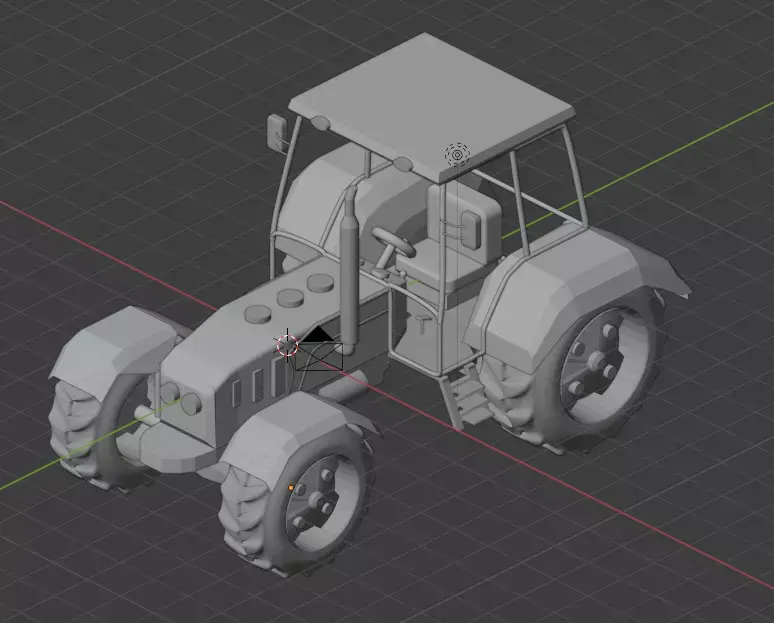 Tractor Free 3D model buy