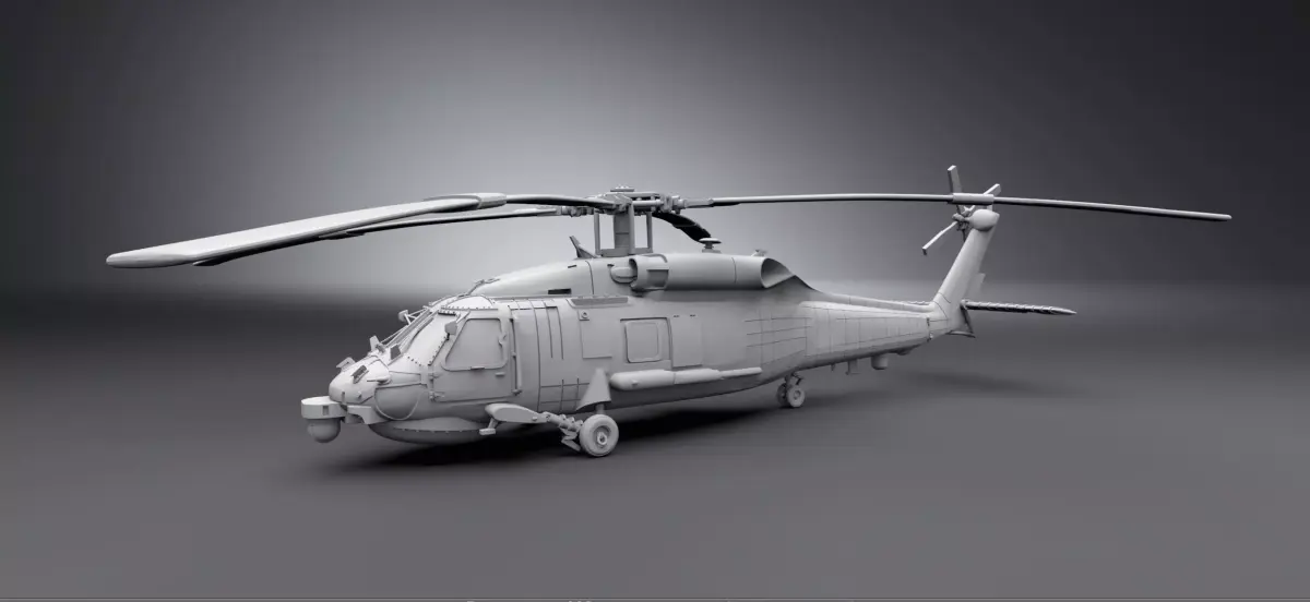 SeaHawk mini scale model 3D print model
