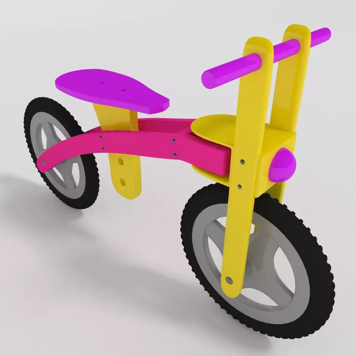 Kids Bicycle Free low-poly 3D model