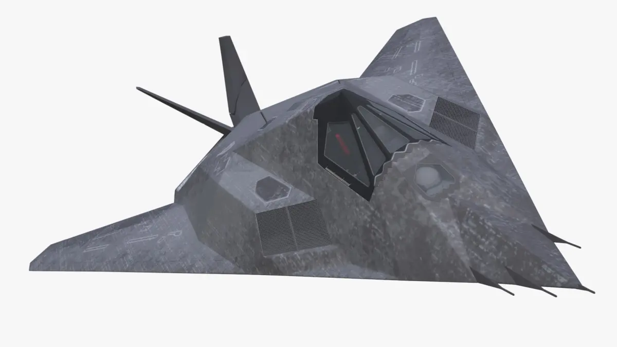 Military Stealth Aircraft in Flight  purchase 3D model