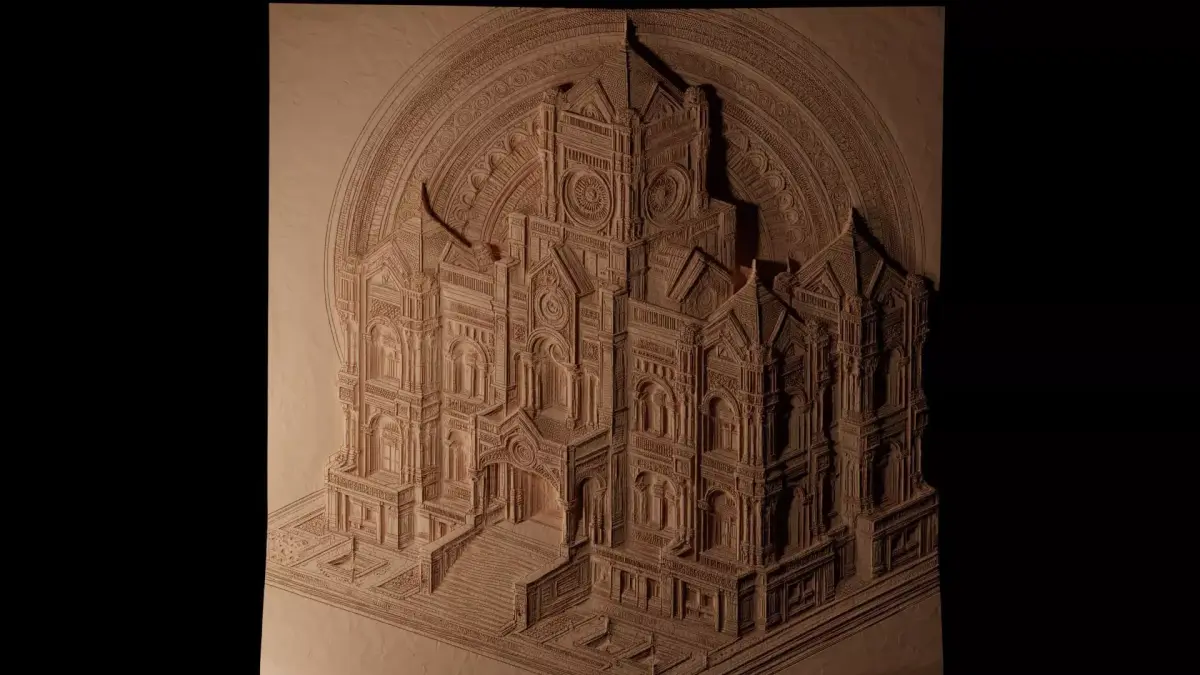 building CNC 3d Print High Relief Sand Casting 3D print model