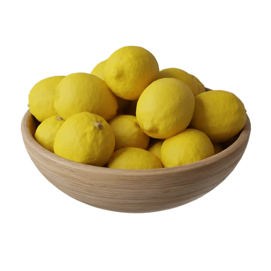  Lemon Fruit Bowl Food Model  purchase