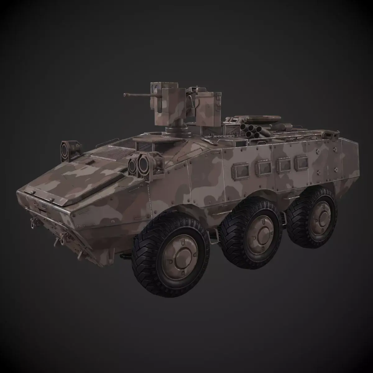 Generic APC - IFV Low-poly 3D model