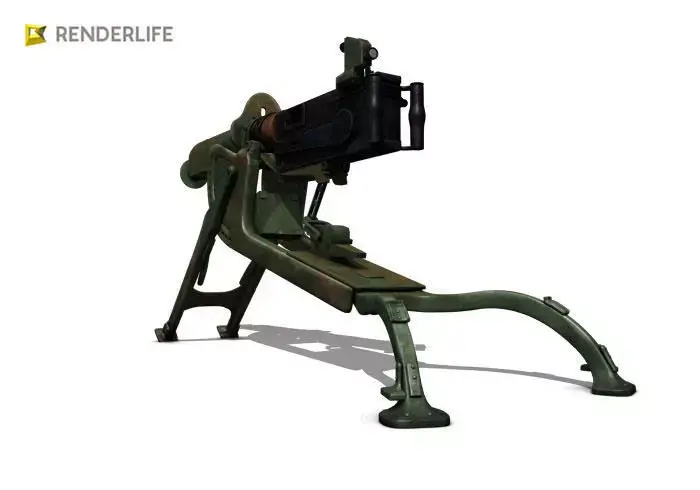 MG08 Gun 3D model