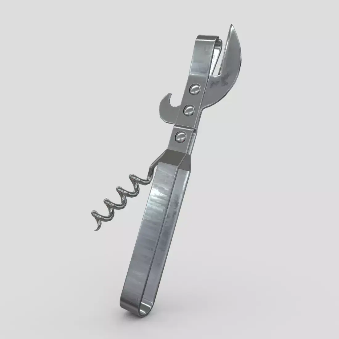 Can Opener 2 Low-poly 3D model