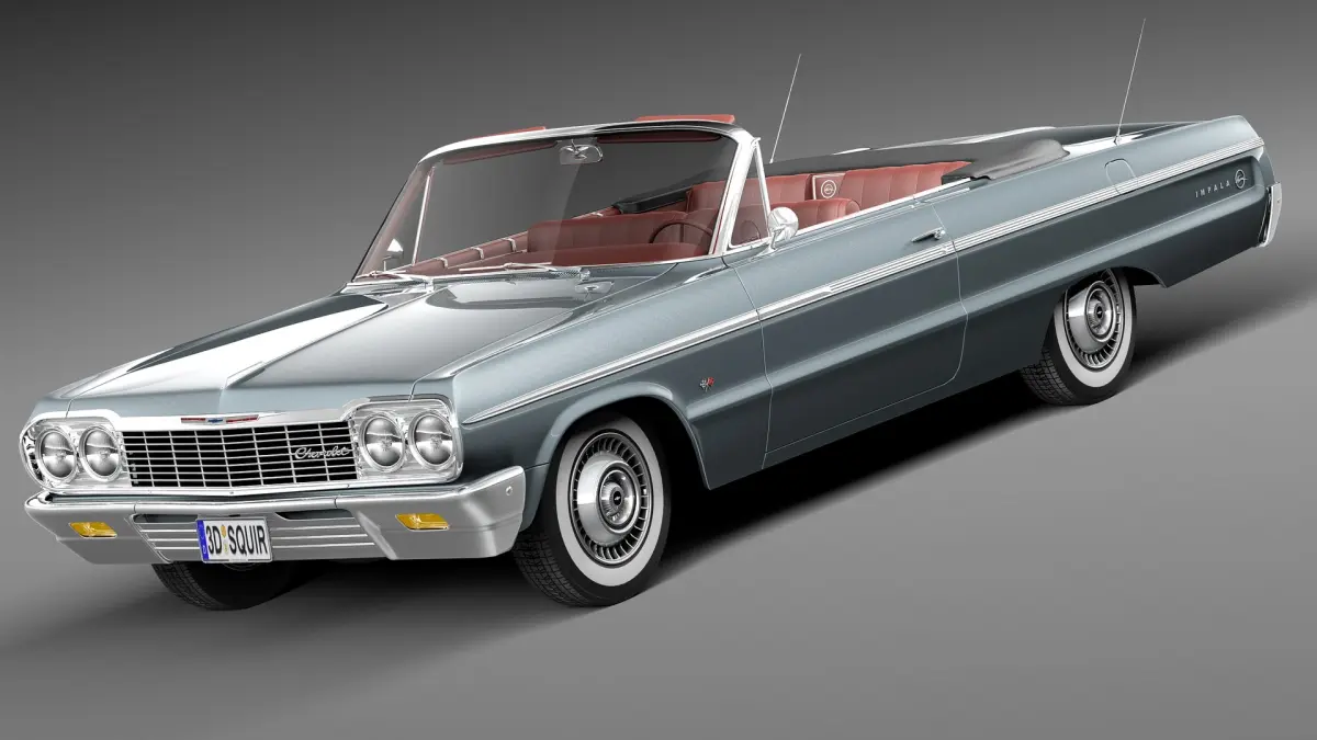 Chevrolet Impala Convertible 1964 3D model purchase