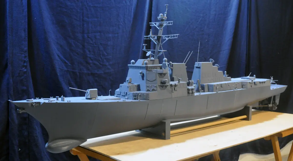 1 96 Arleigh Burke DDG RC Model Ship 3D print model