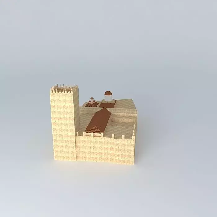 Cathedral of San Juan Bautista Badajoz Free 3D model