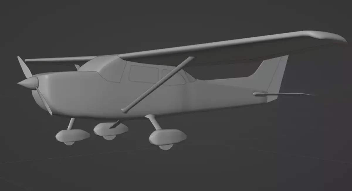 Cessna 172 SP Free 3D model