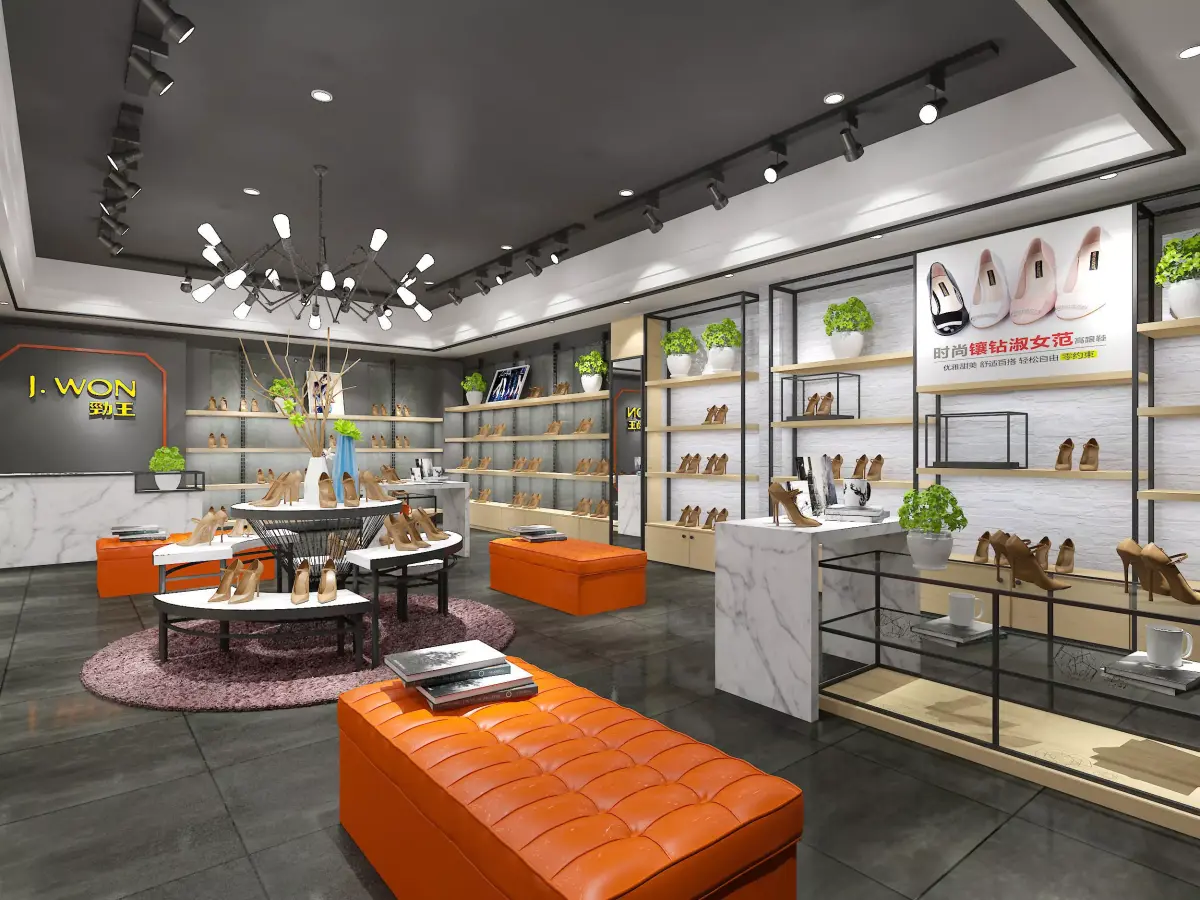 shoe store Low-poly 3D model purchase