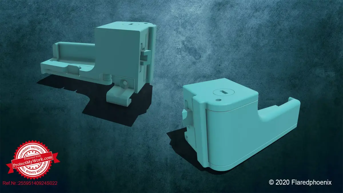 Webasto fridge handle 3D print model