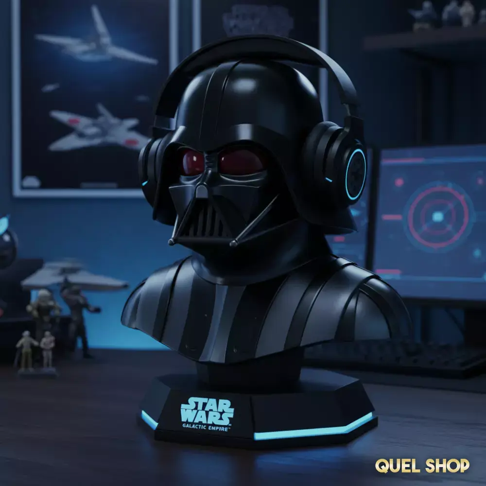 Darth Vader Sith Lord Headphone Stand STL 3D print model