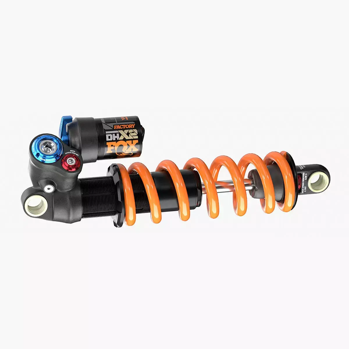 FOX DHX2 coil shock Low-poly 3D model