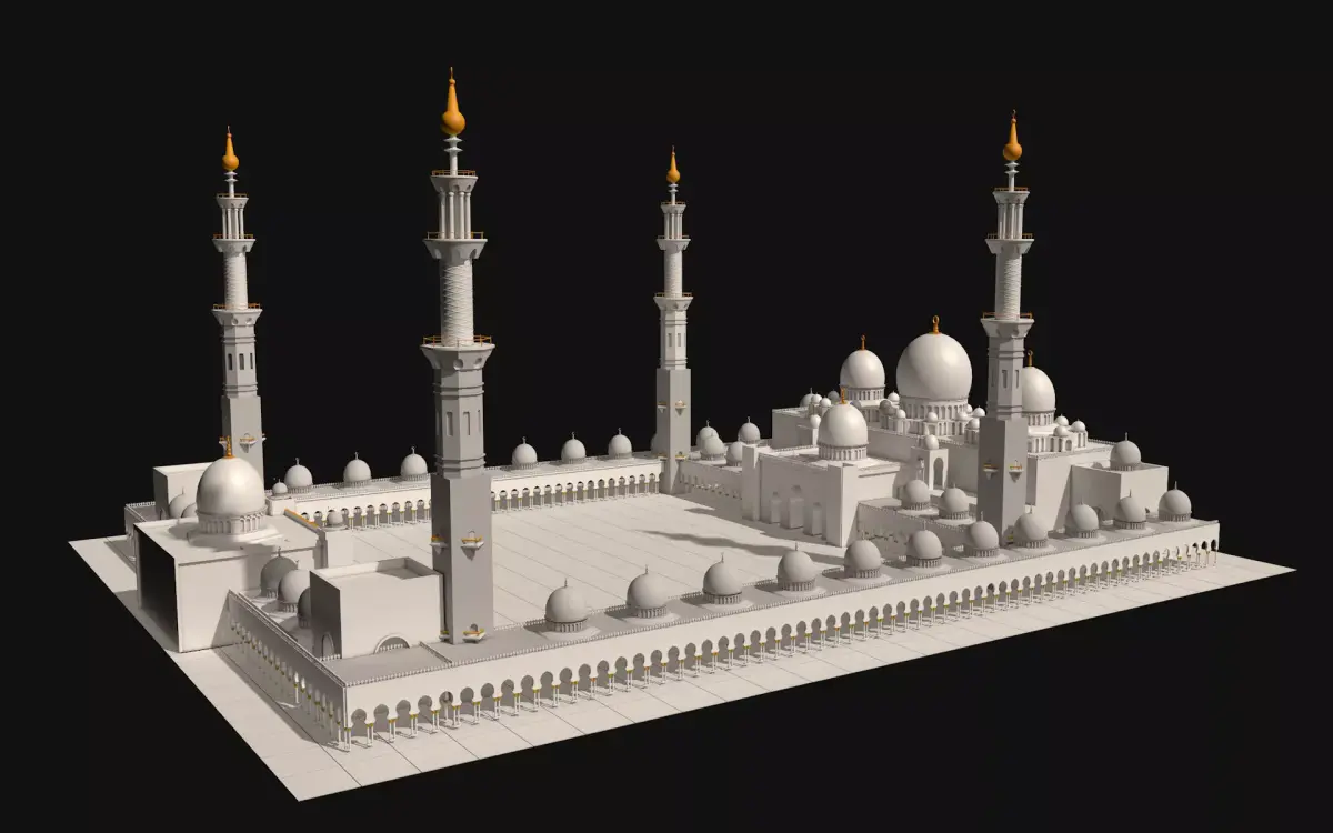 Sheikh Zayed Mosque 3D model