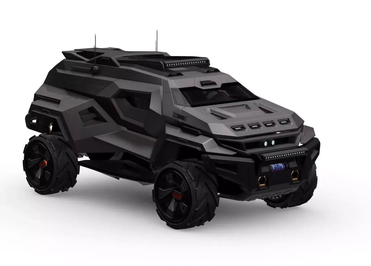 Rezvani Vengeance Armortruck Concept 3D model