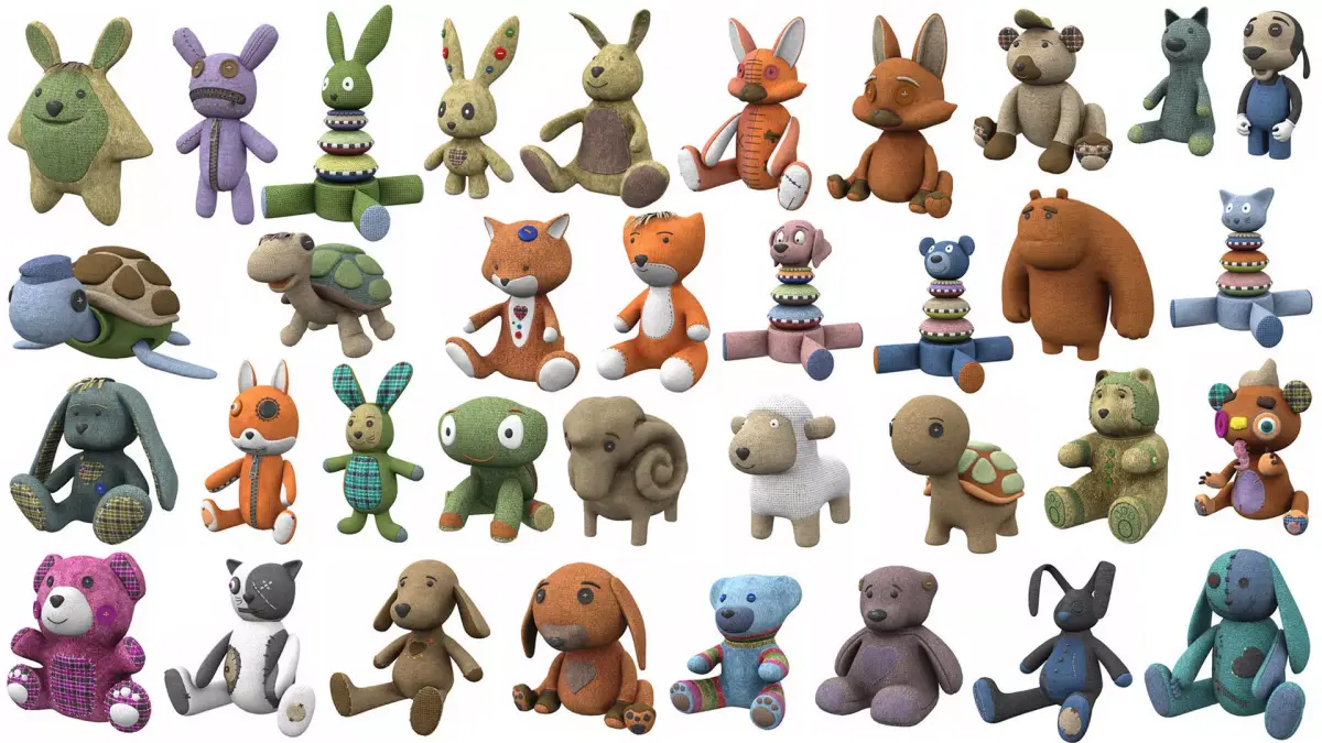 Plush toy collection pack part 2 3D model