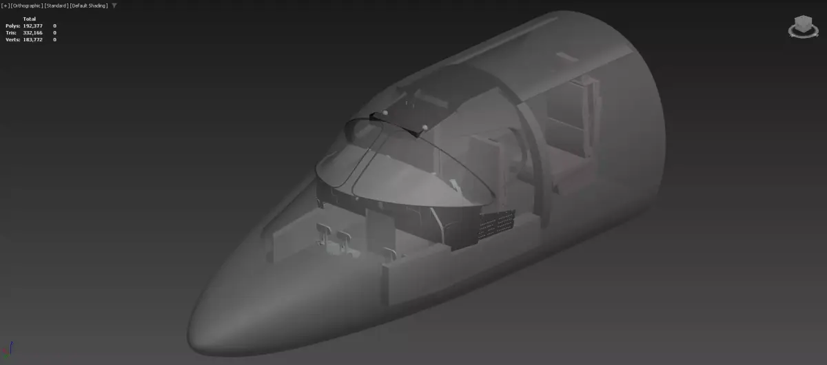 T-1A Cockpit 3D model