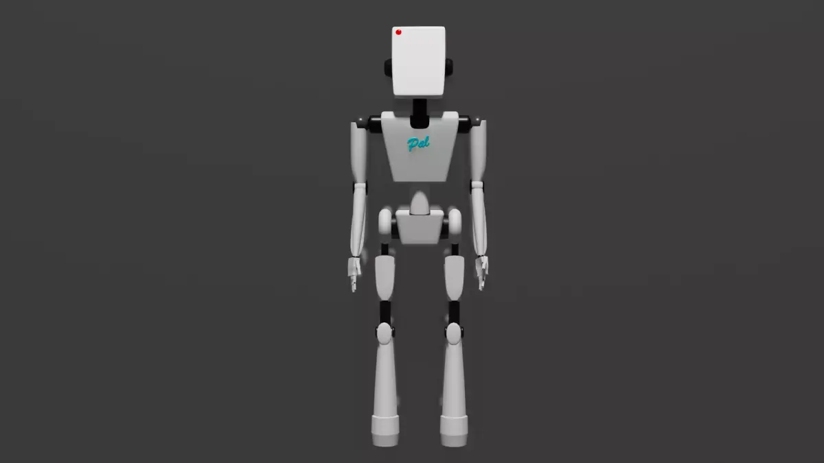 Robot humanoid 3D model order