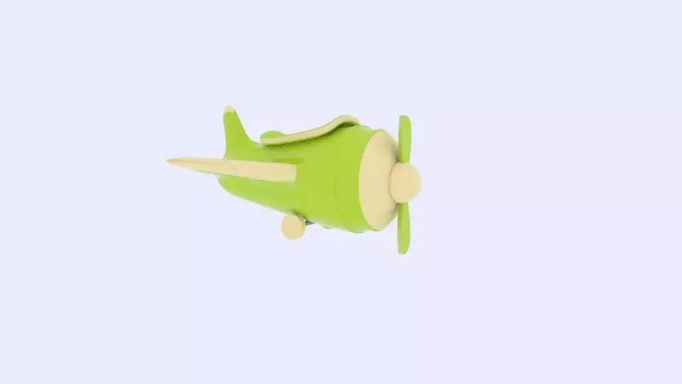 plane toy airplane Free 3D model
