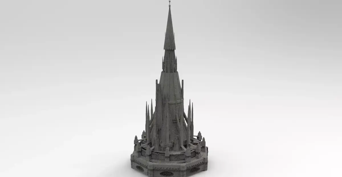 Arch Magician Tower Palace 14  3D model