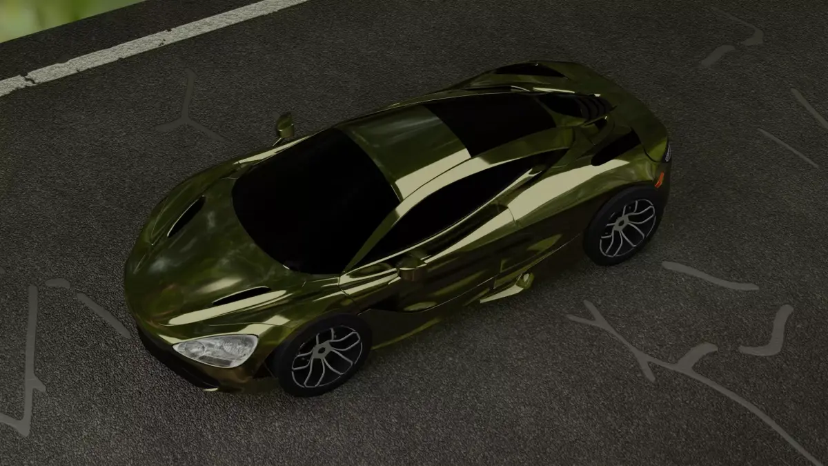 Car replica 3D model