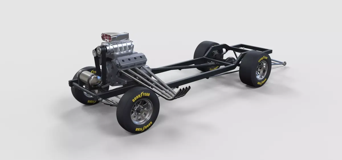 Chassis of Gasser 3D model