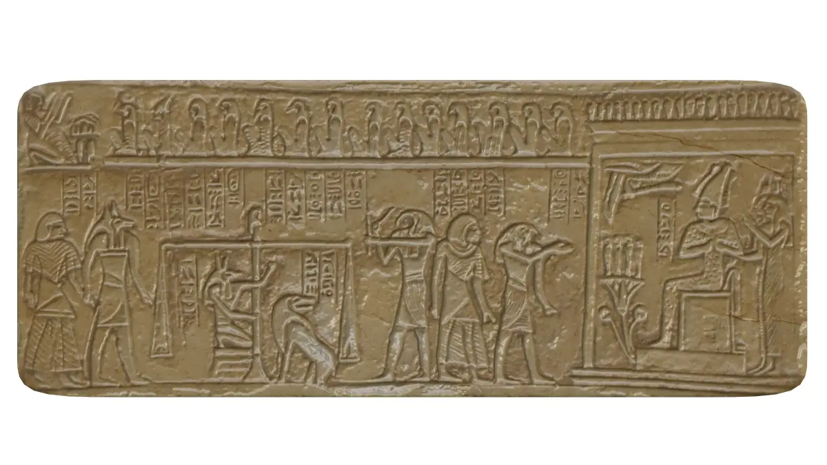 Ancient Egyptian Anubis Judgement Day Pharaoh 3D model