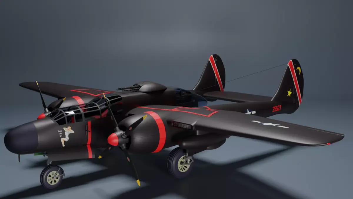 Northrop P-61 Black Widow 3D model