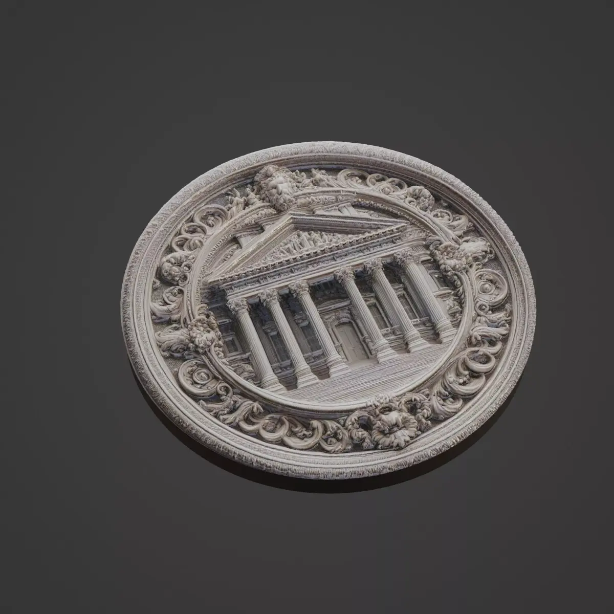 Building House Pendant Medallion 3D print model 27