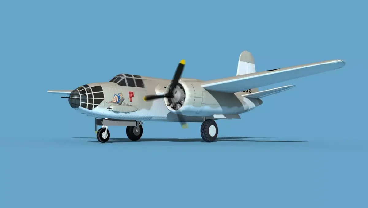 Douglas A-20A Havoc V02 3D model