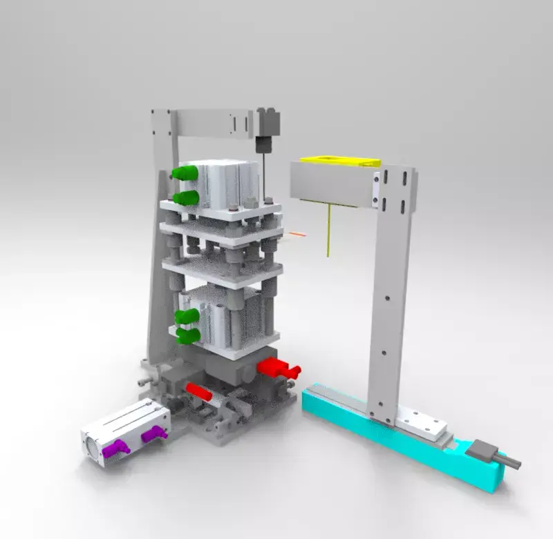 Ccd stamping mechanism 3D model