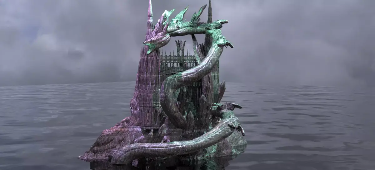  Snake mountain Dark Cobra Mountain  3D model