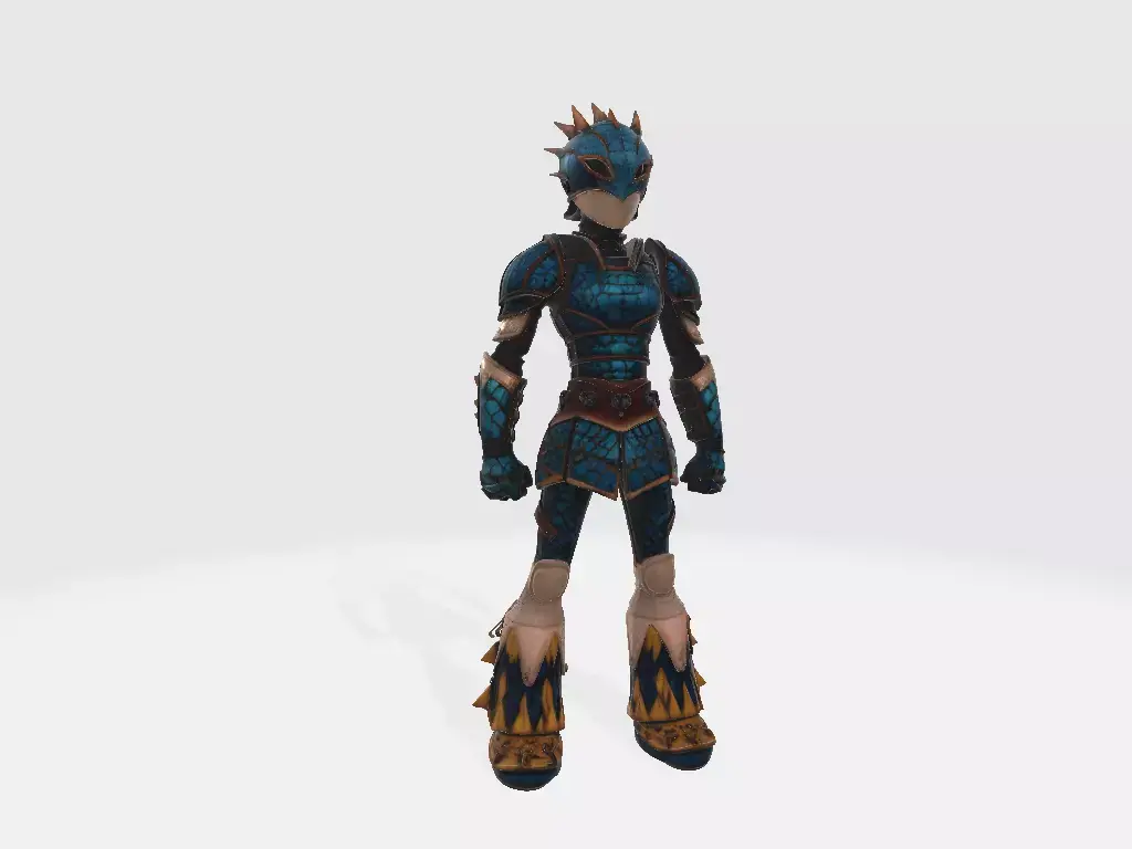 How to Train Your Dragon Astrid Pose Armor 01 3D print model