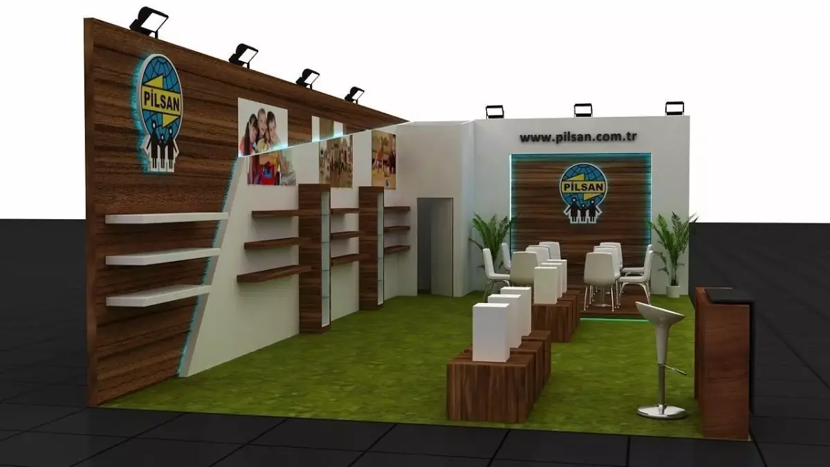 Exhibition Stand -2 3D model